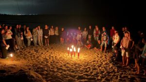 Freitag Strand Gruppe